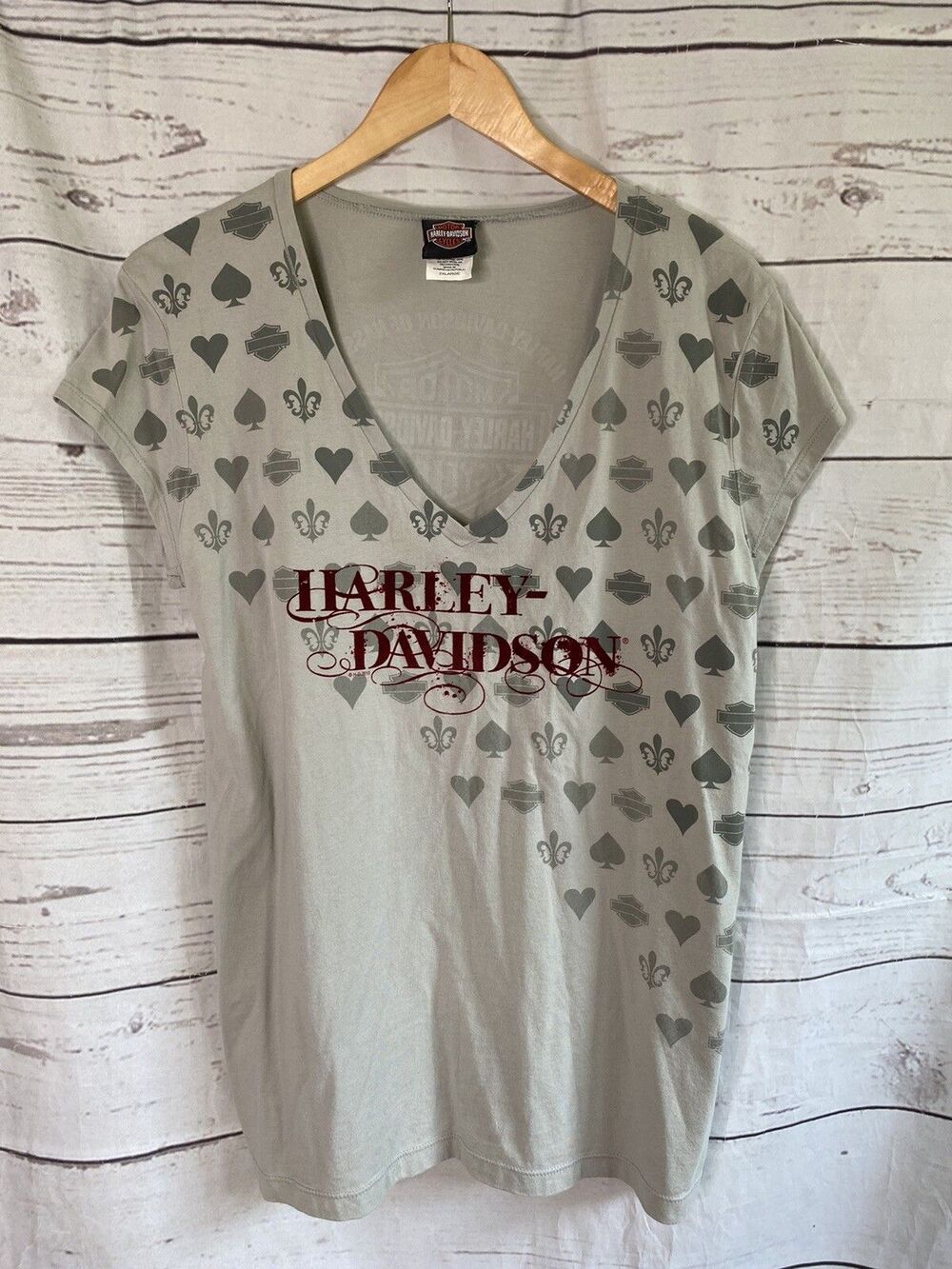 Vtg Harley-DAVIDSON  Bahamas Women XXL short sleeve Top T Shirt  Moto